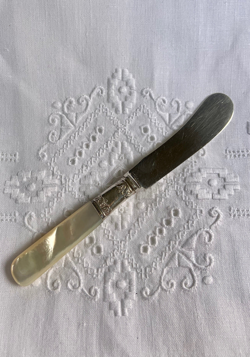 Vintage Mother-of-Pearl Butter Knife