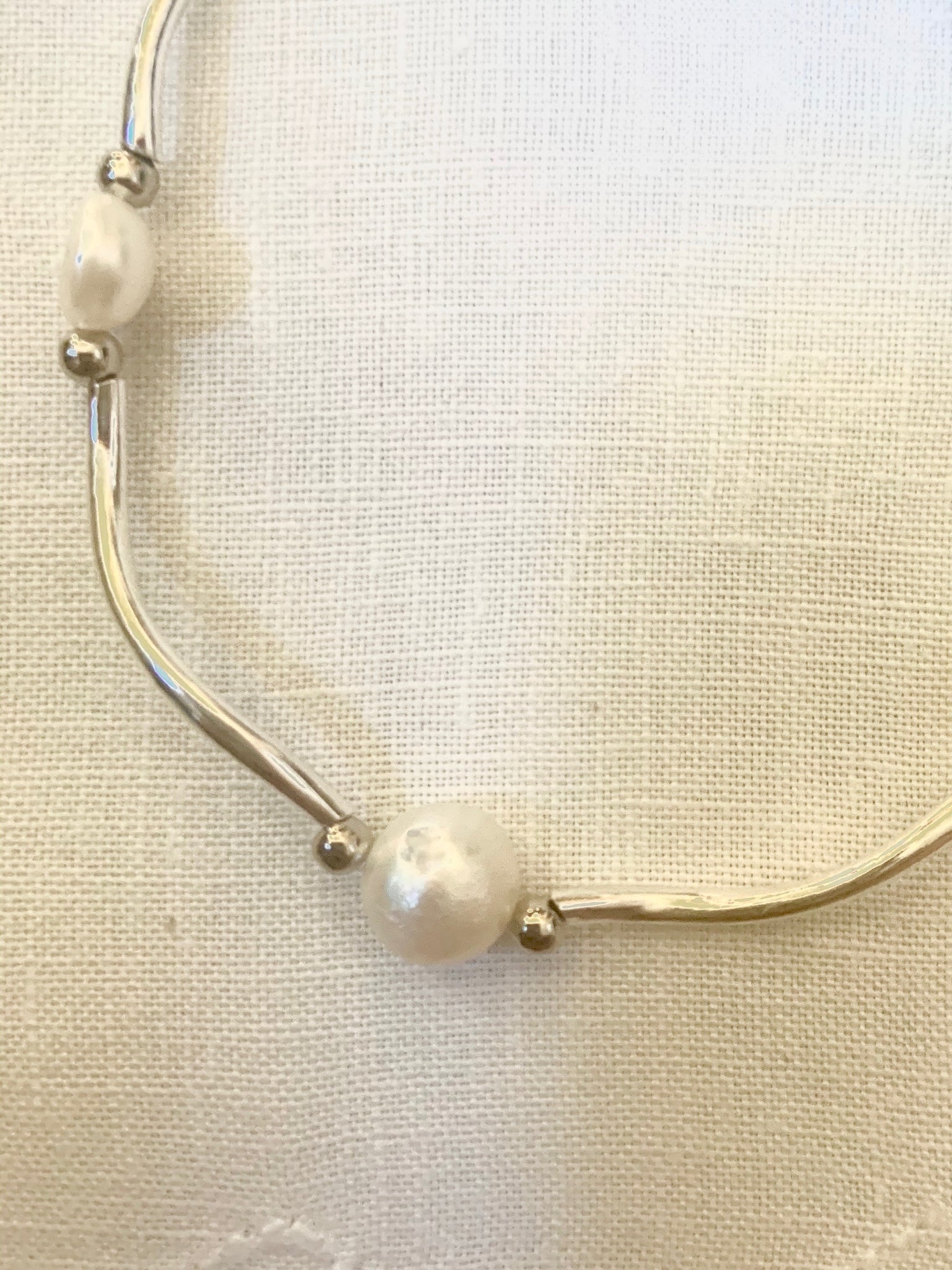 Set of Three Pearl Bracelets