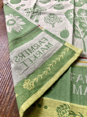Farmer's Market Tea Towel