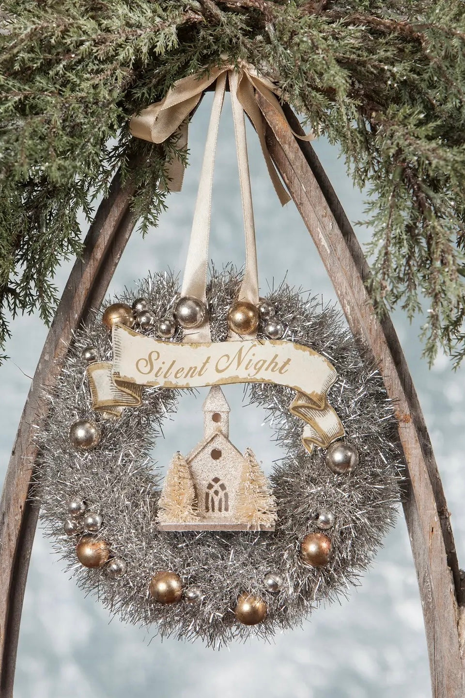 Small Silent Night Wreathe