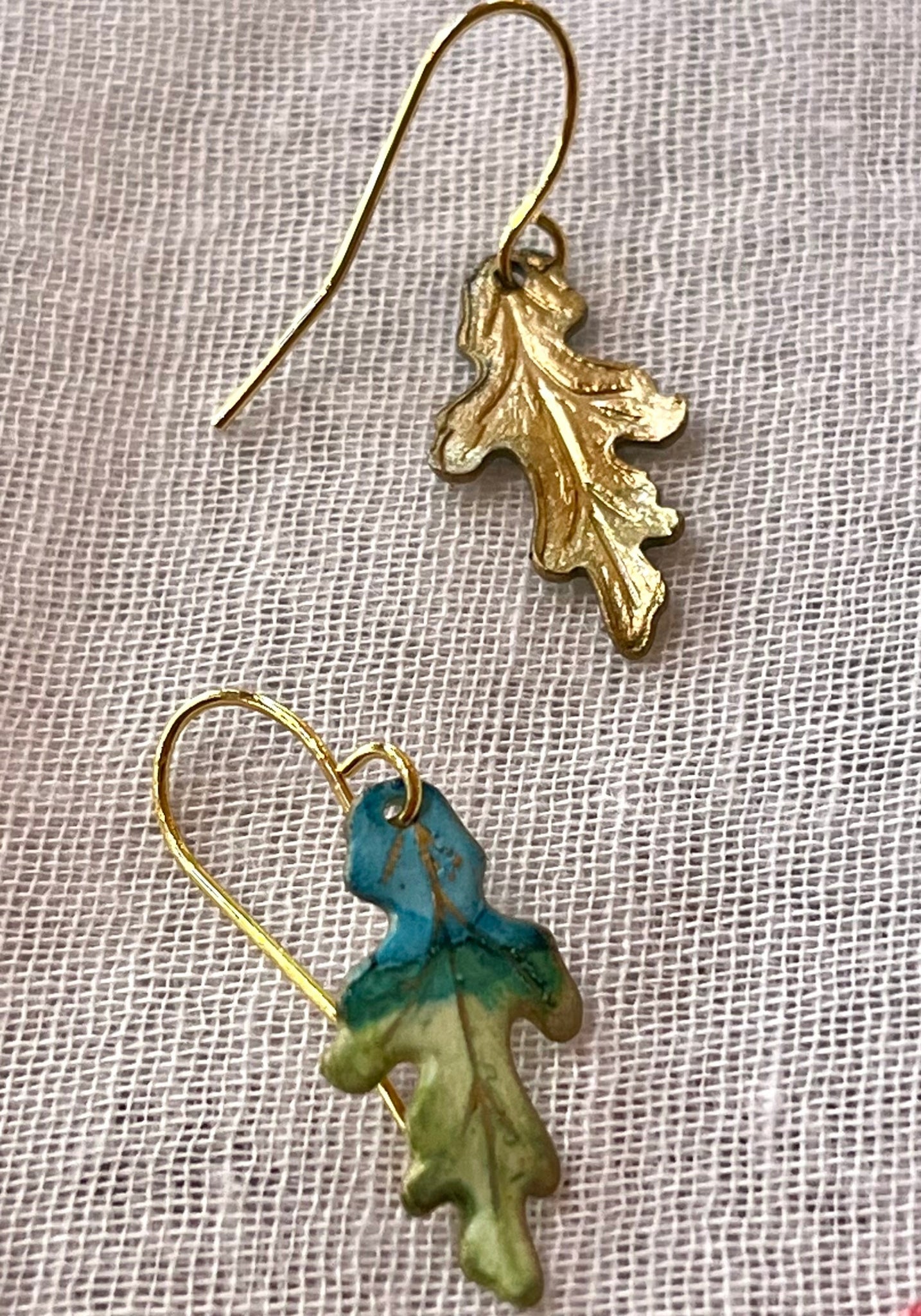 Oak Leaf Earrings