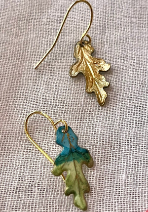 Oak Leaf Earrings