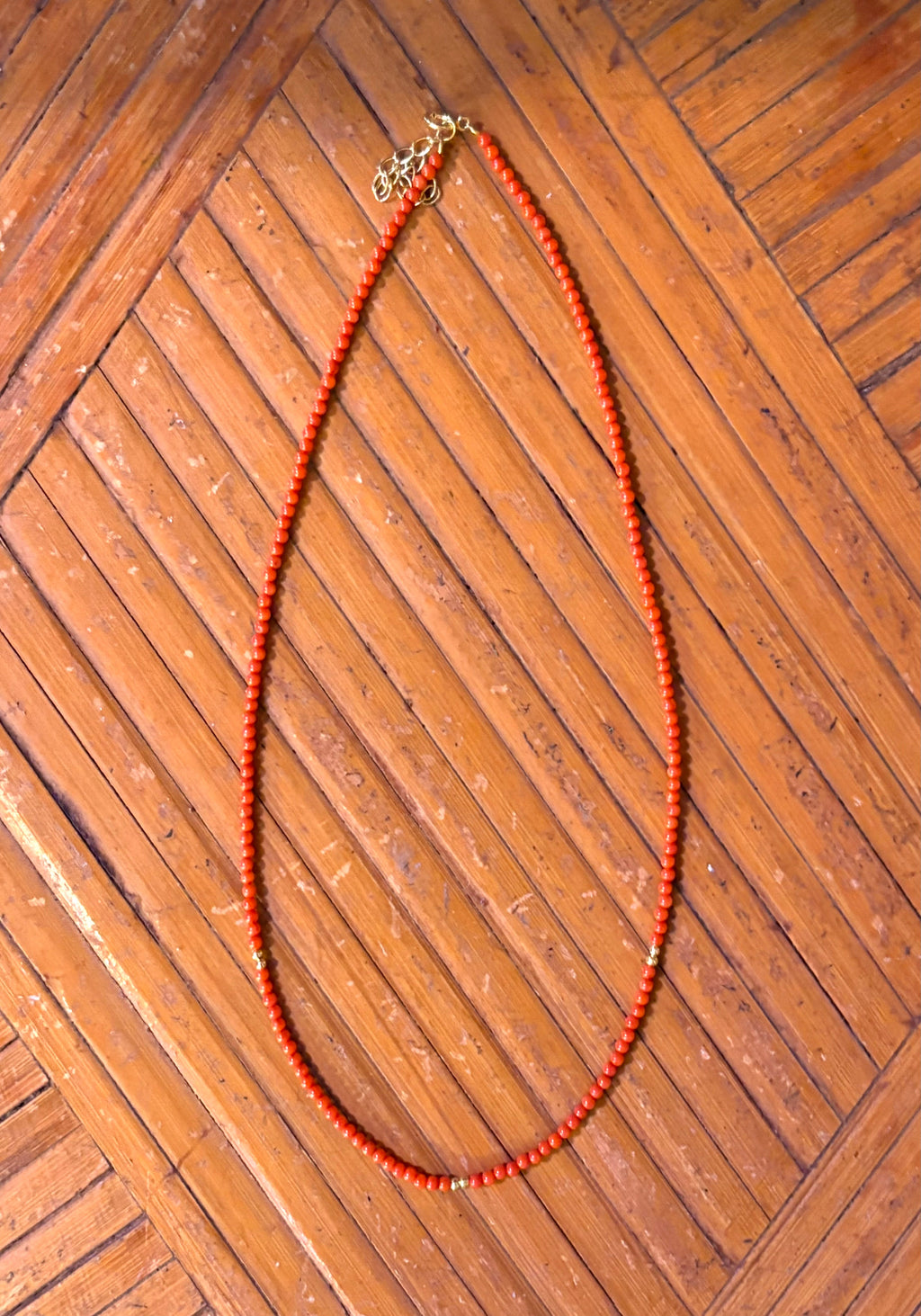 Dainty Coral Necklace