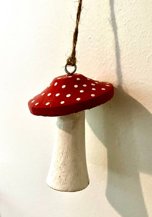 Hanging Wooden Mushroom