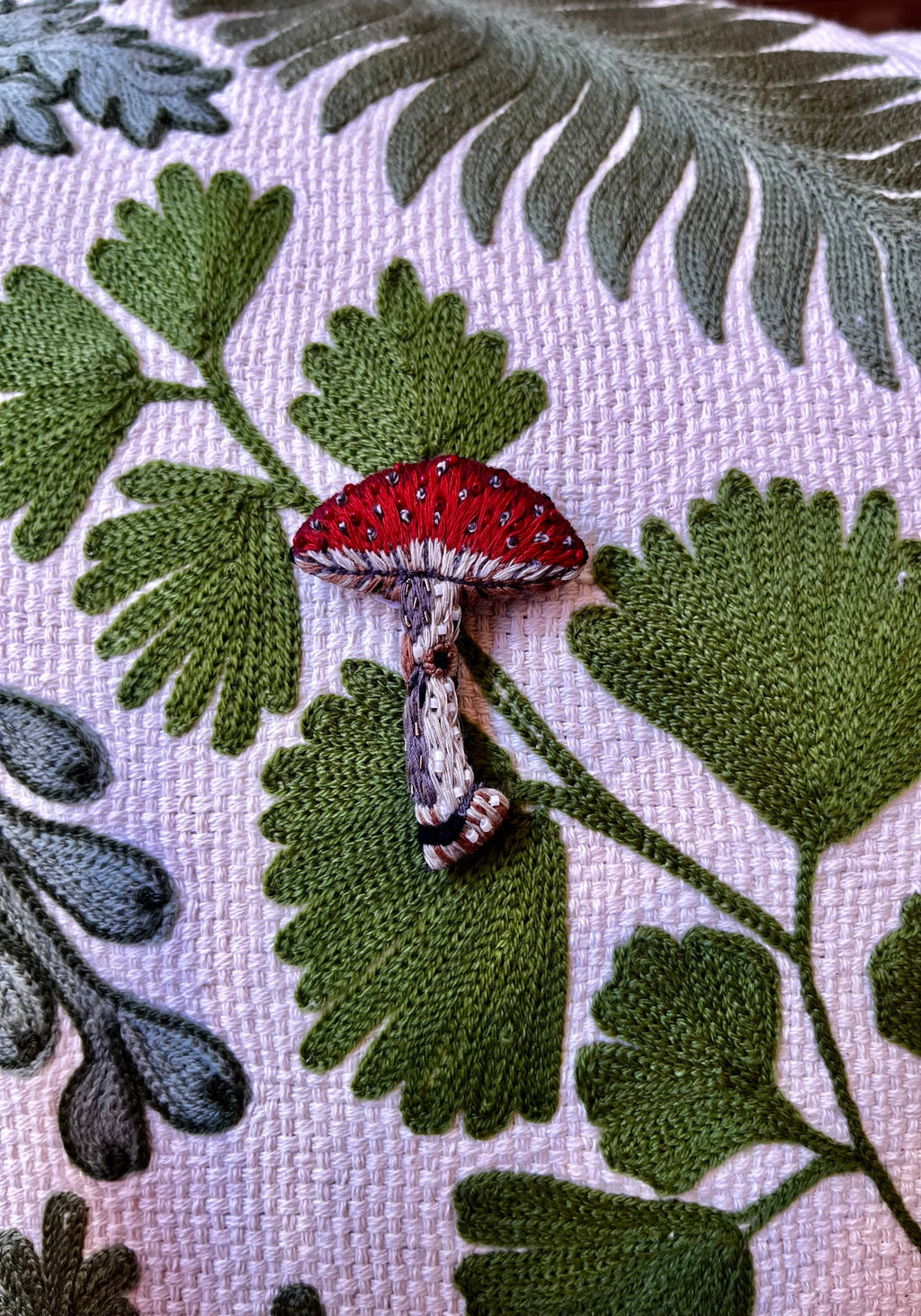 Trovelore Fly Amanita Mushroom Brooch