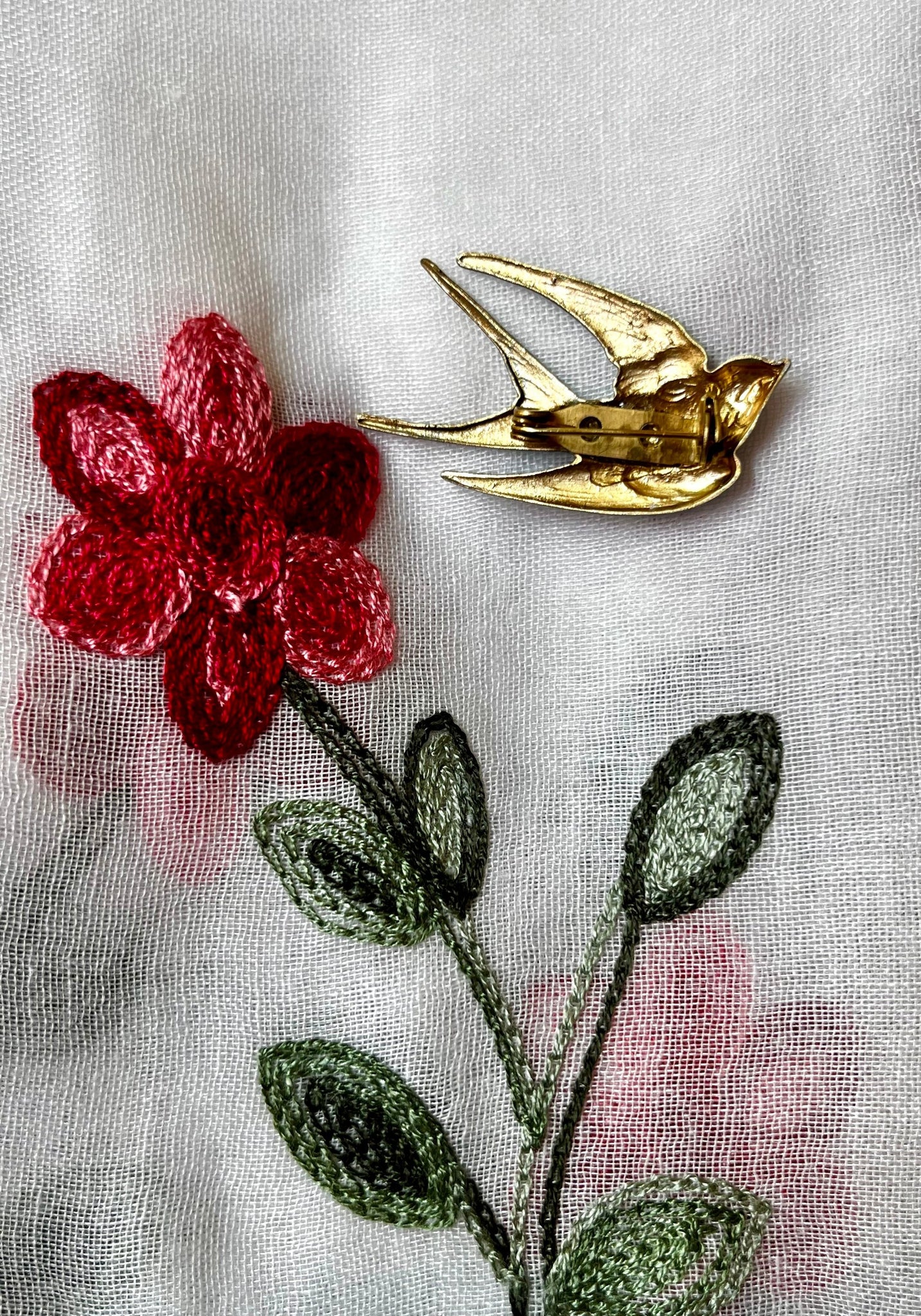 Swallow Brooch