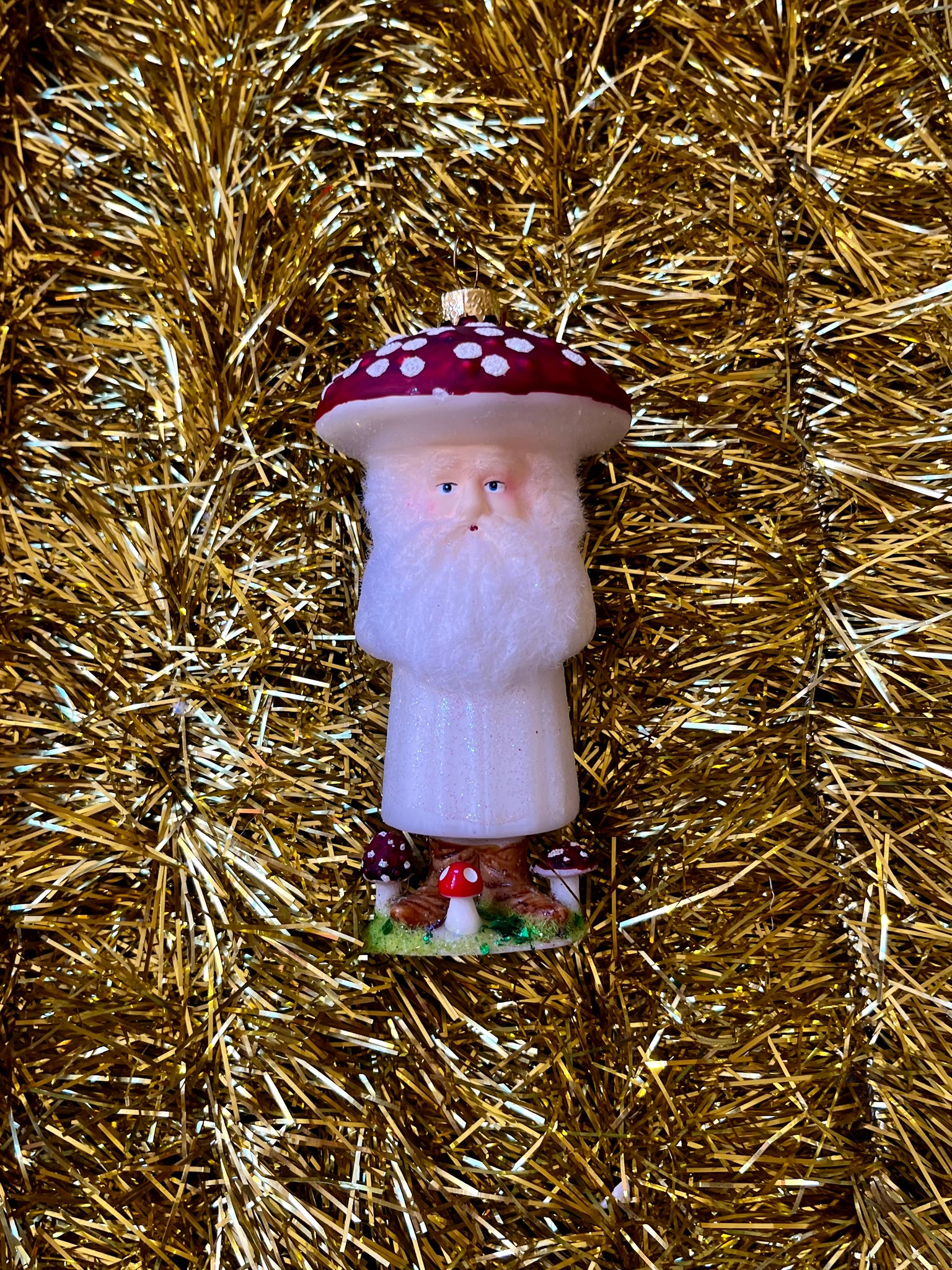 Mushroom Man Ornament
