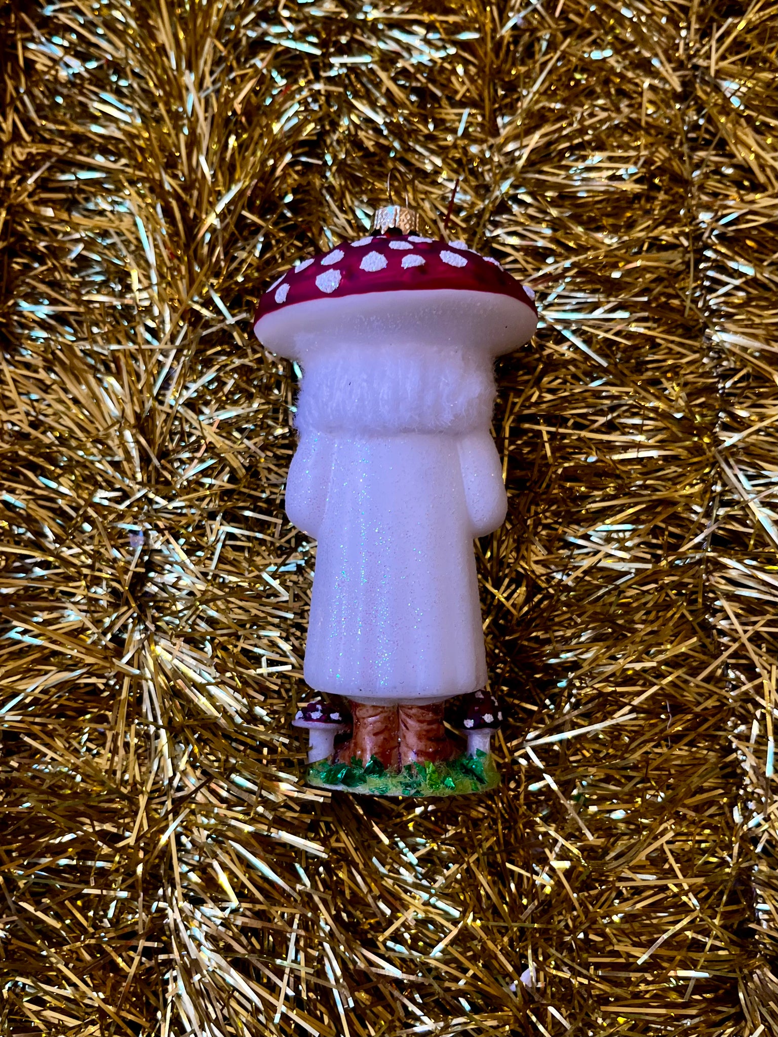 Mushroom Man Ornament