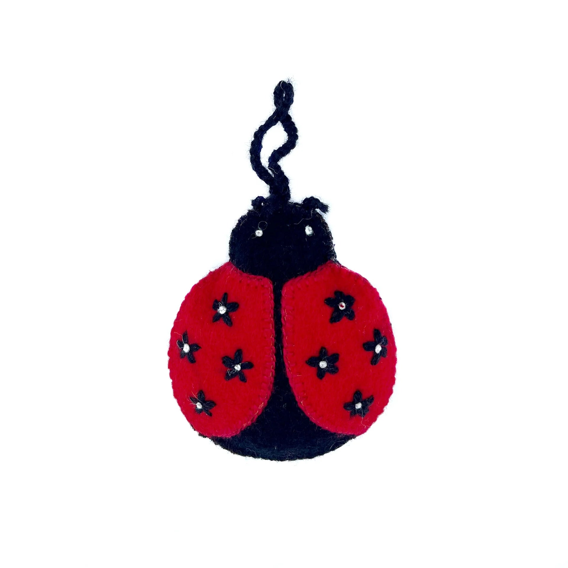 Felt Ladybug Ornament