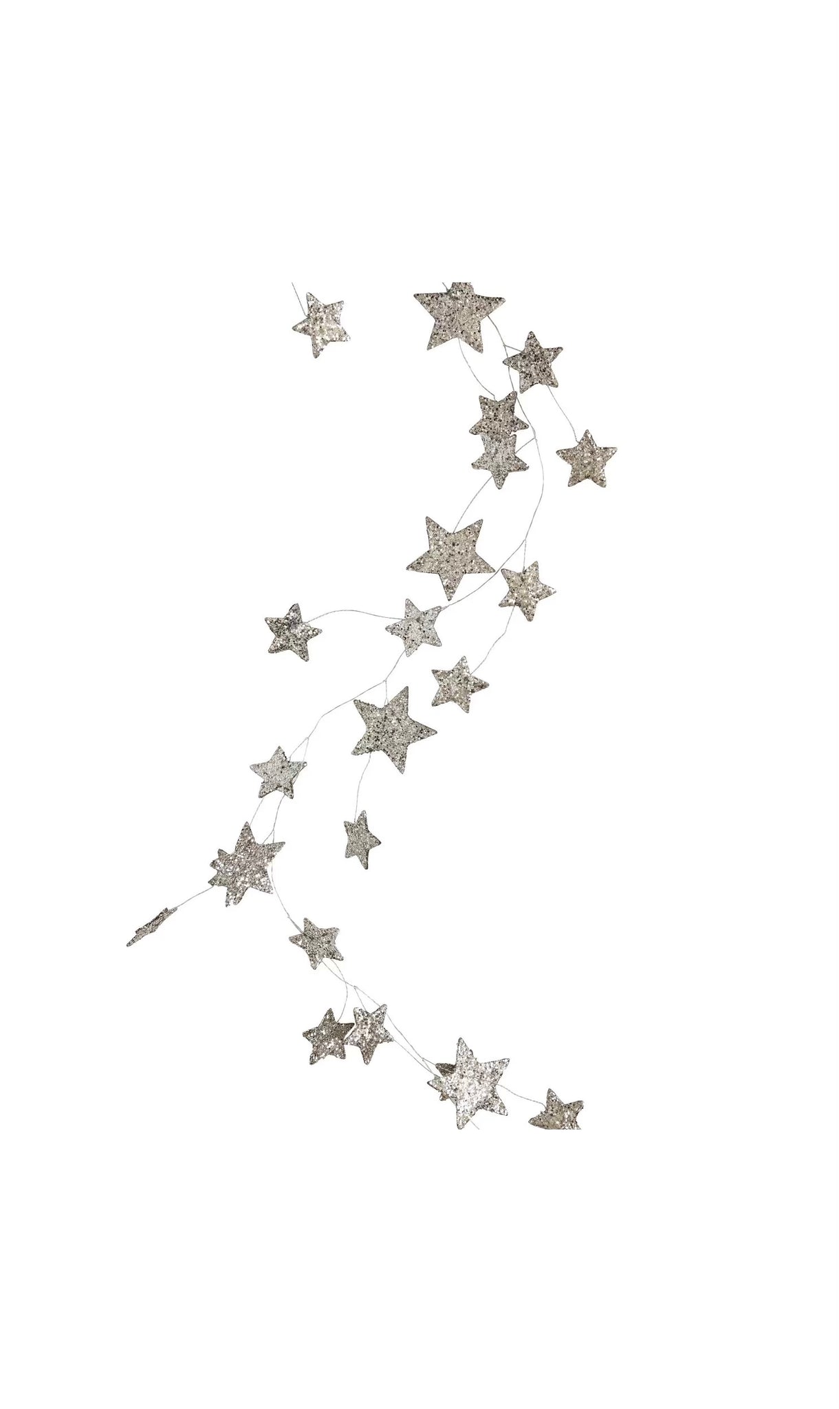 Silver Star Garland