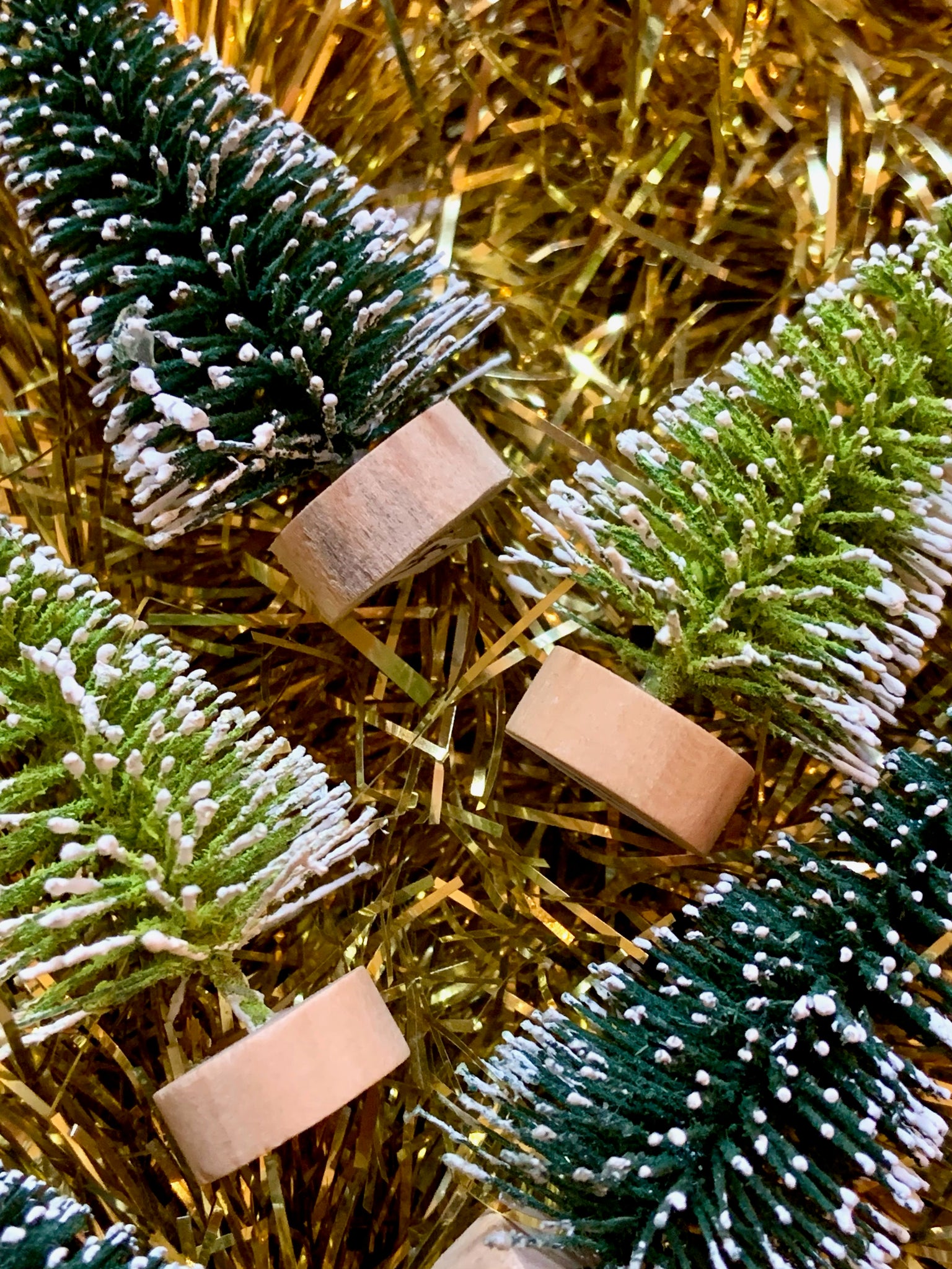 Set of Six Tiny Trees