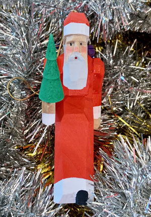 German Santa Ornament