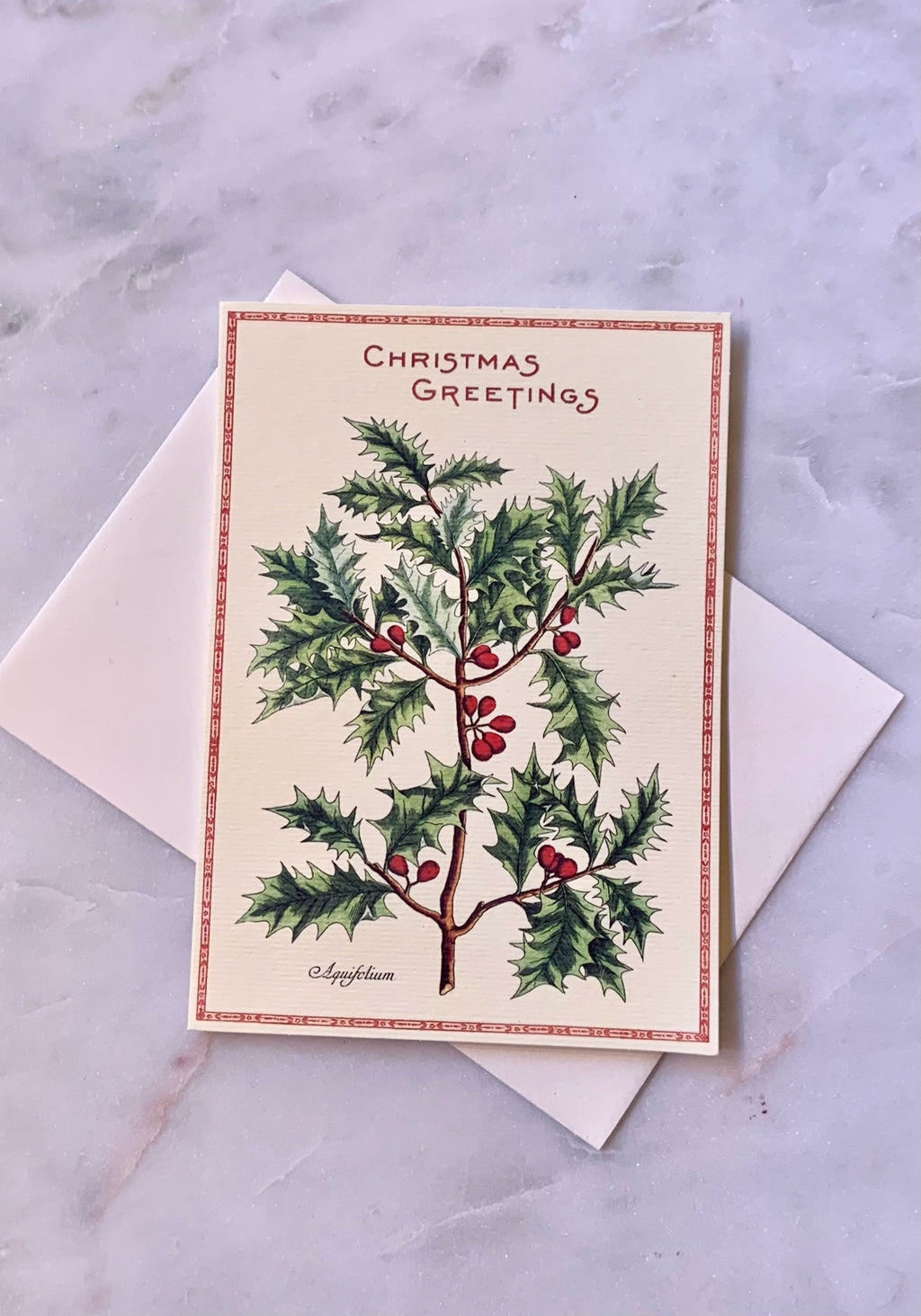 Holly Card