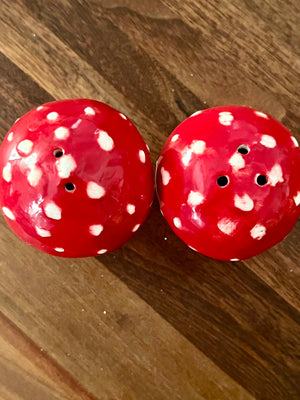 Mushroom Salt and Pepper Shakers