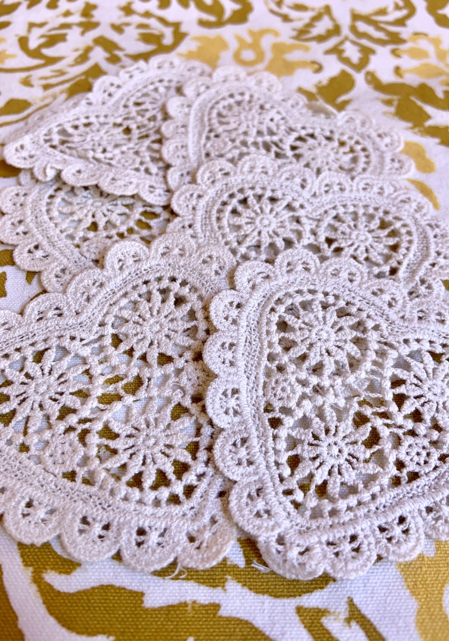 Set of Lace Hearts