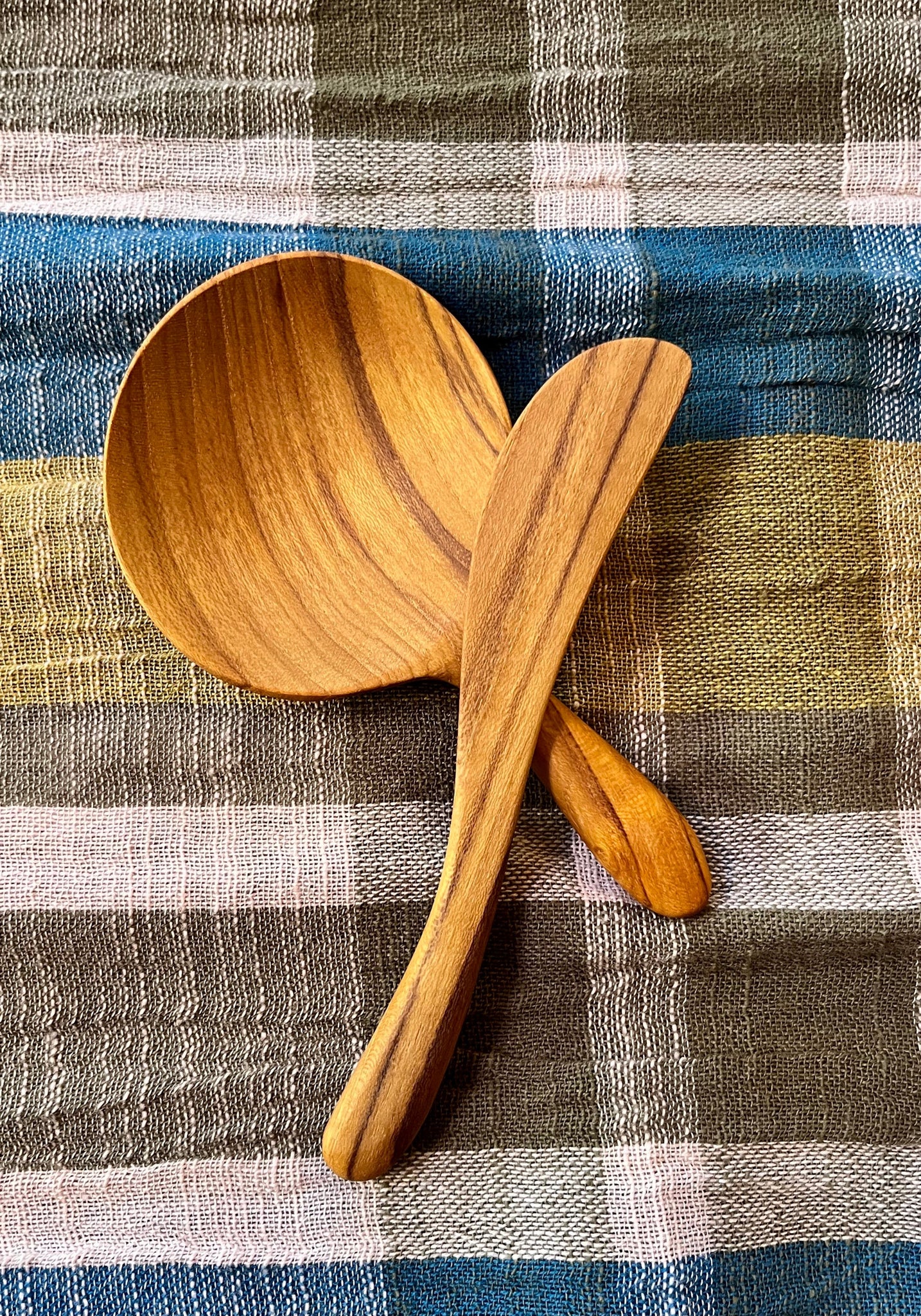 Teak Spoon & Spreader Set