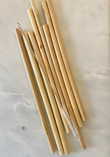 BAMBOO STRAW SET