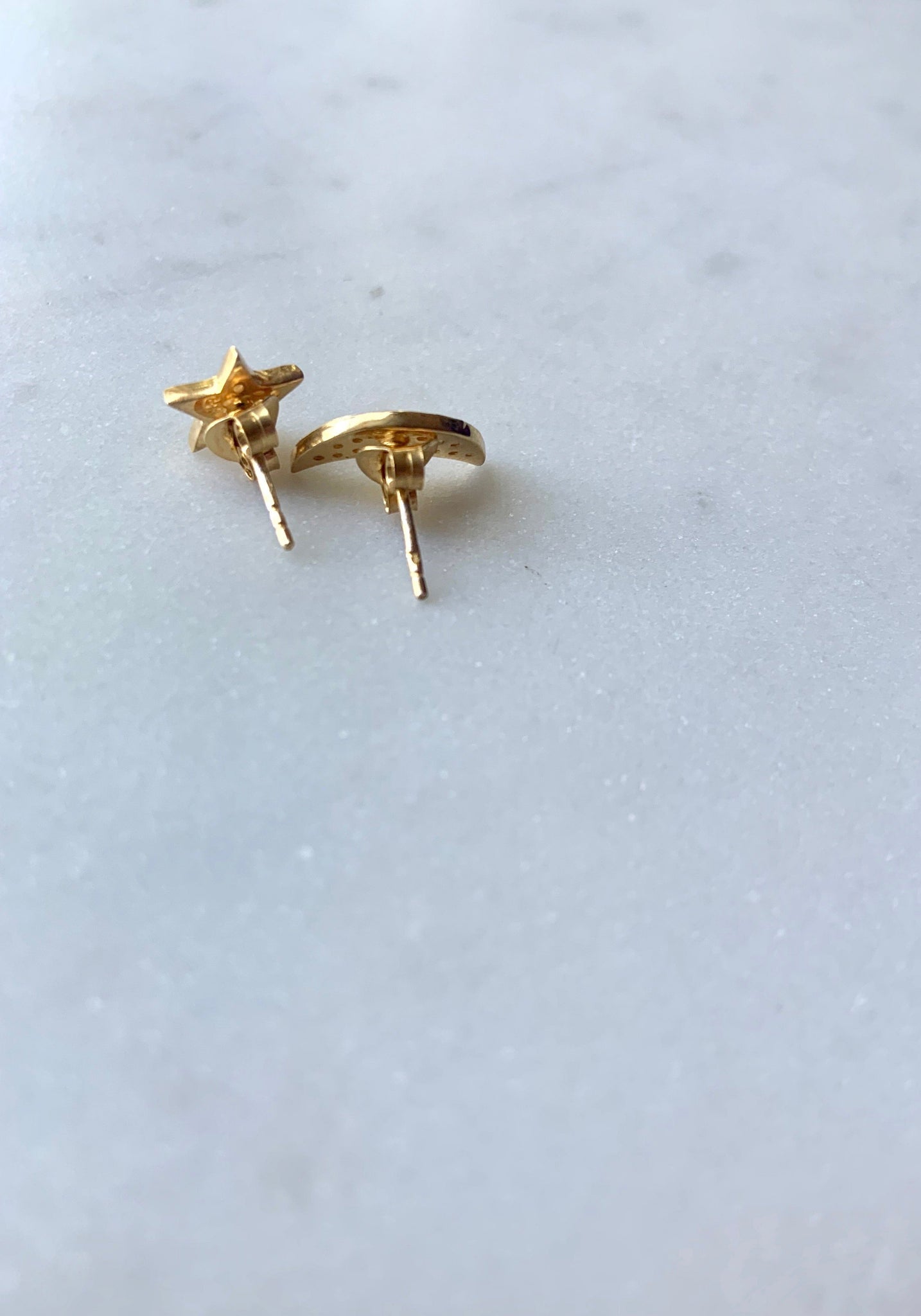 Moon & Star Studs