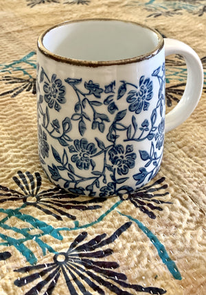 Blue & White Mug