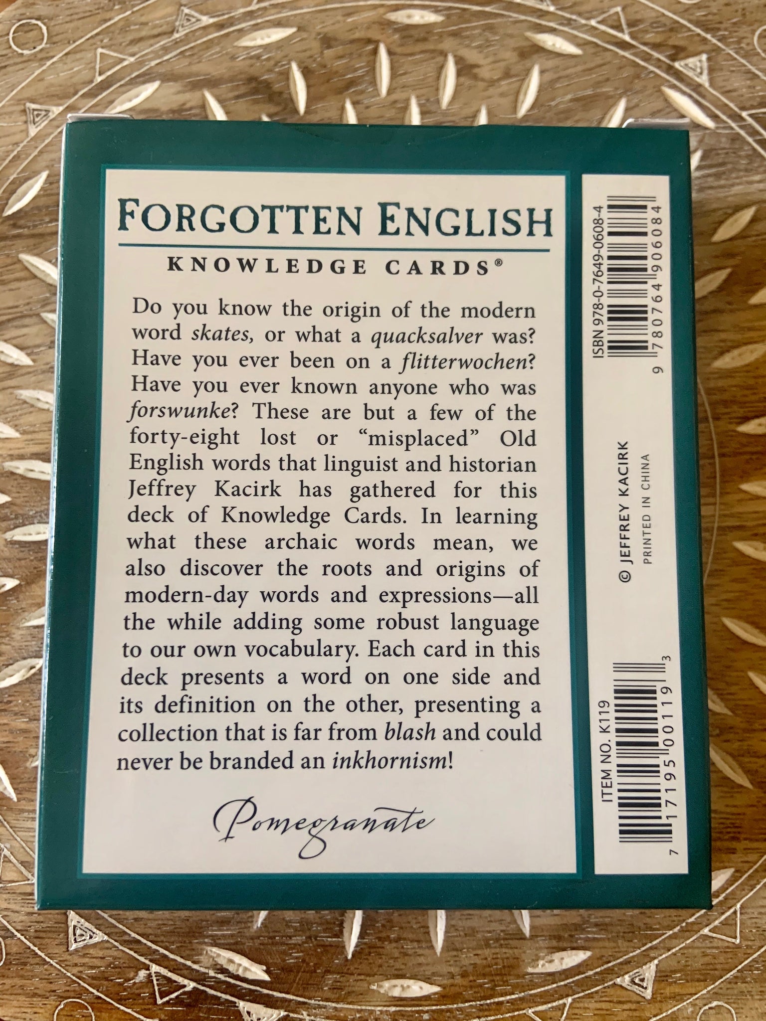 Forgotten English Knowledge Deck