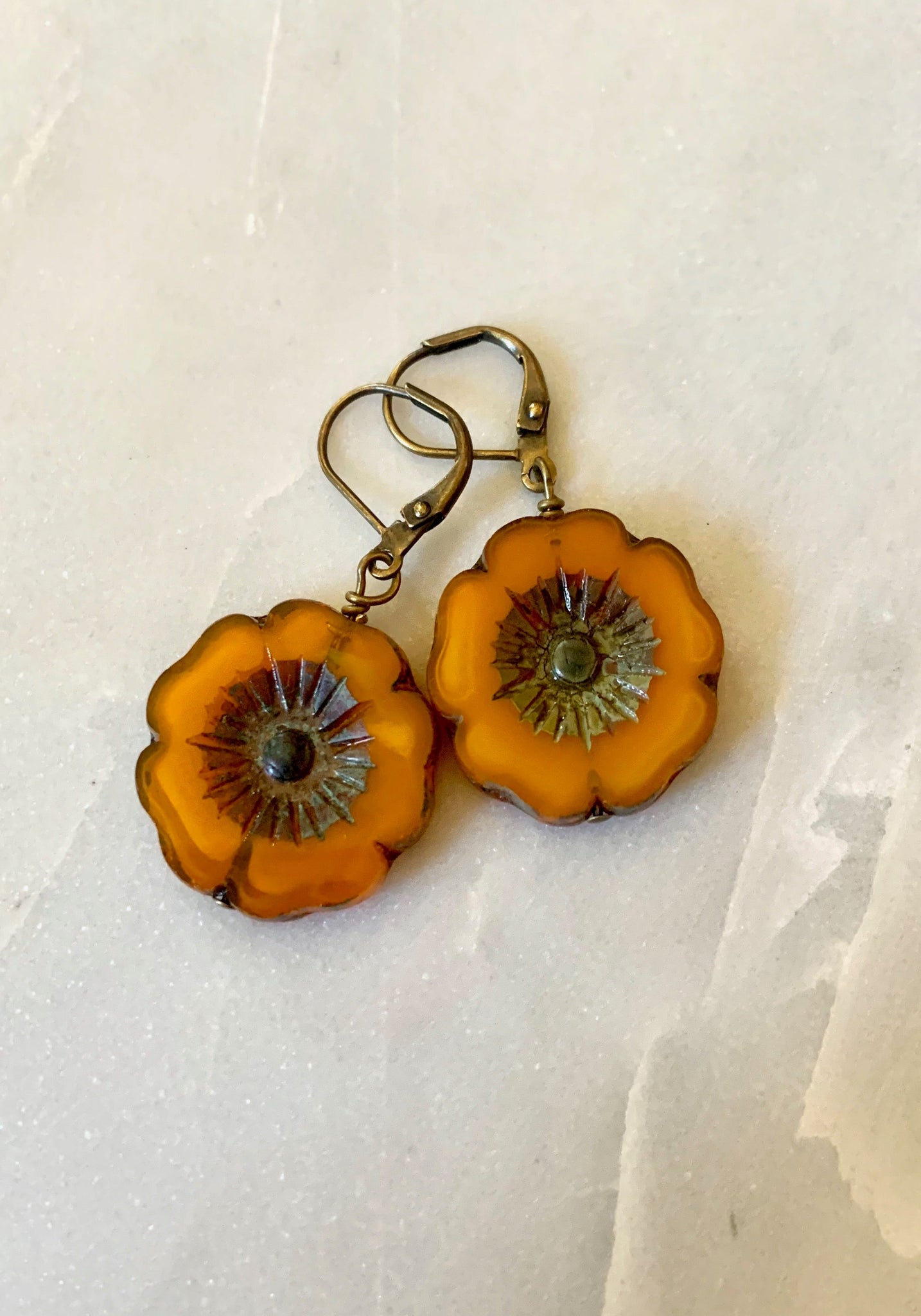 Orange Annika Earring