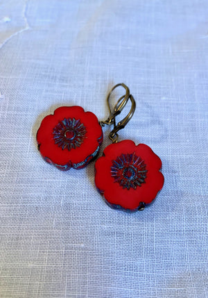 Red Annika Earring