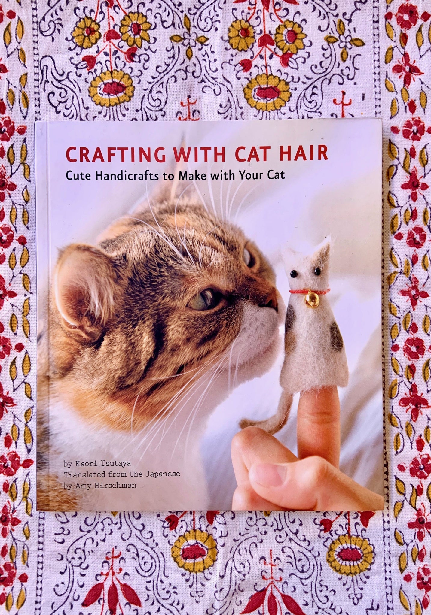 Crafting With Cat Hair Hardback Book Author Kaori Tsutaya