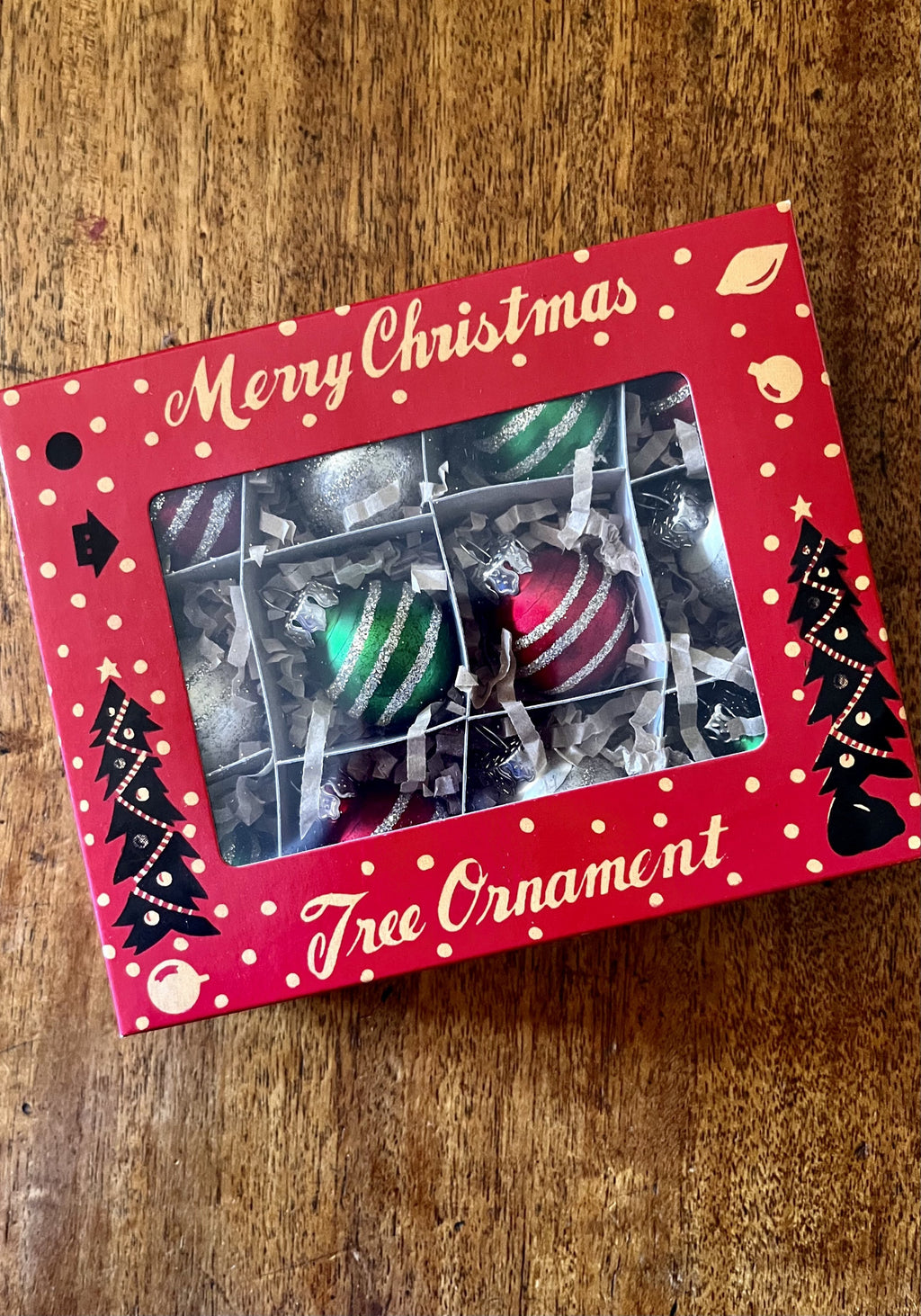 Box of Mini Ball Ornaments