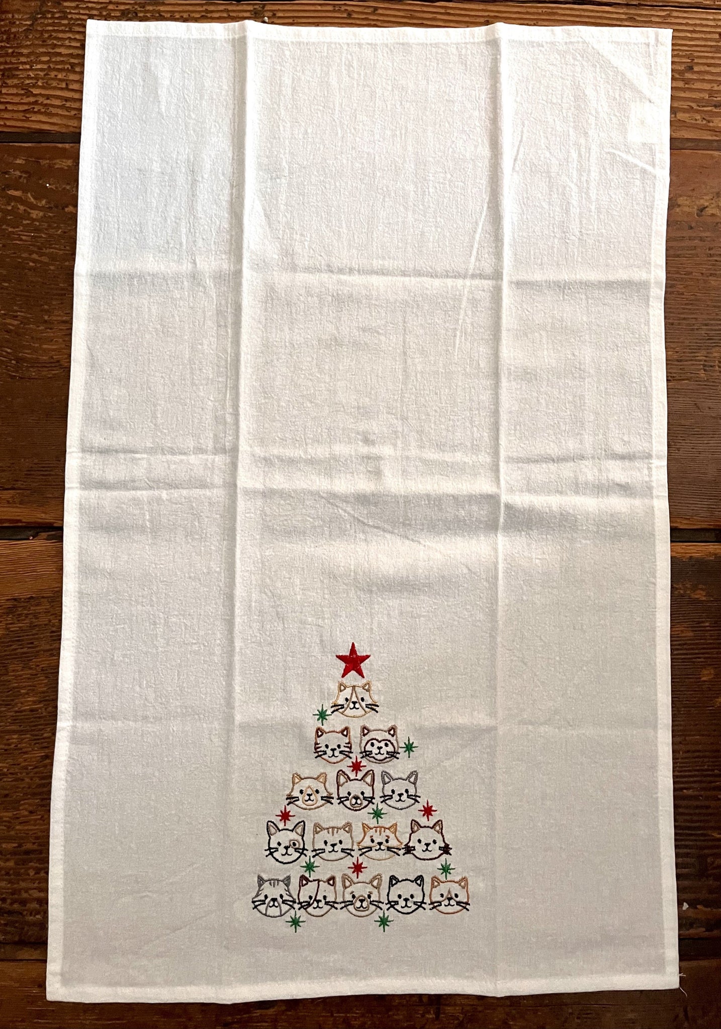 Tree of Cats Tea Towel