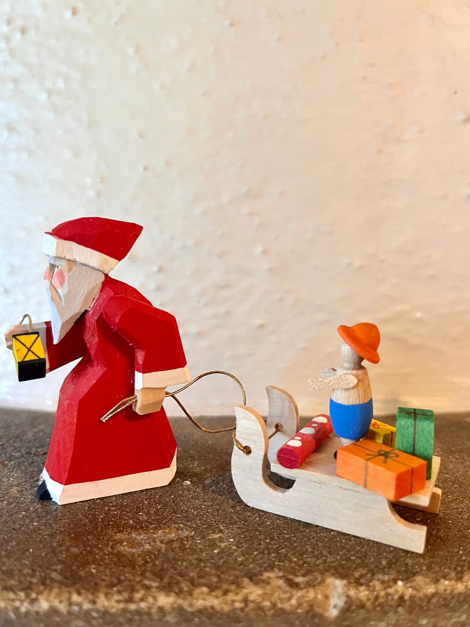 Santa with Sleigh Set