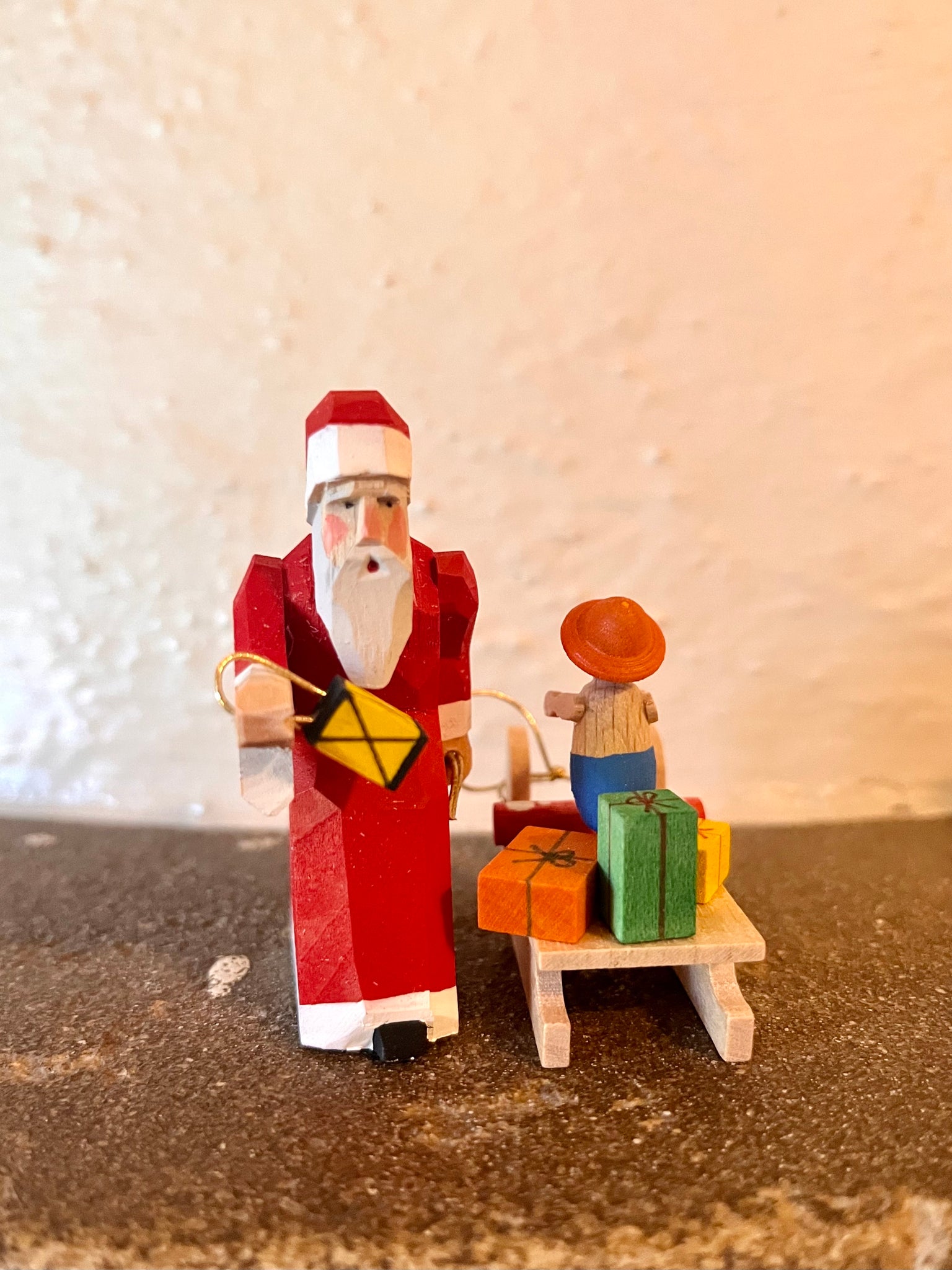 Santa with Sleigh Set